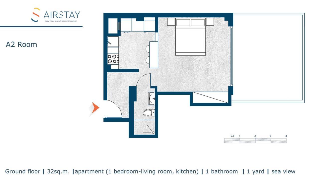 Penthouse & Apartments By The Sea Airport Airstay Artémida Eksteriør bilde